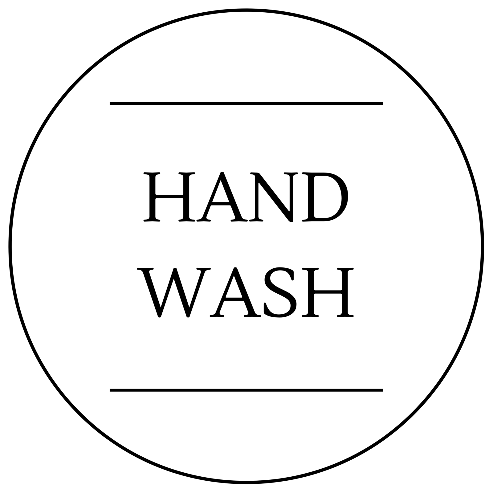 Hand Wash Label Vitalia