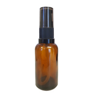 30ml Amber Glass Gel Pump Bottle - 10 Pack