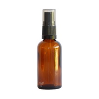50ml Amber Glass GEL Pump Bottle - 10 Pack