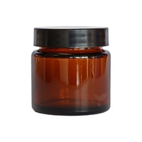 60ml Amber Glass Jar - 4 Pack
