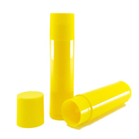 Lip Balm Container - 5g Tube Yellow 10 Pack