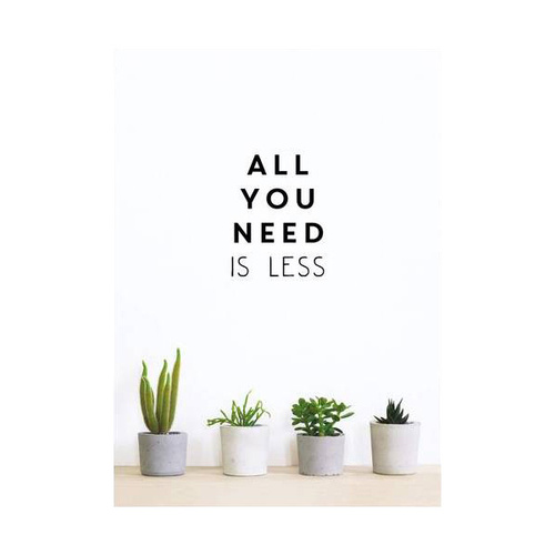 All You Need is Less