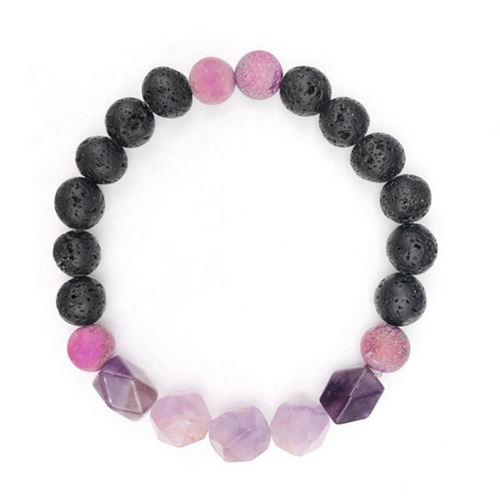 Lava Bead Bracelet - Bloom