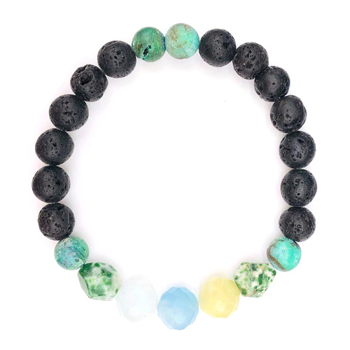 Lava Bead Bracelet - Fresh