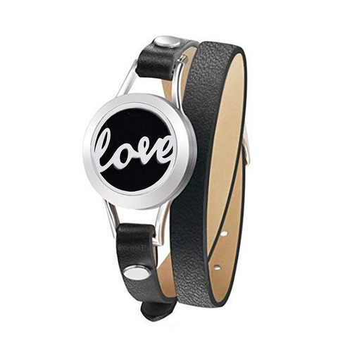 Leather Strap Diffuser Bracelet - Love