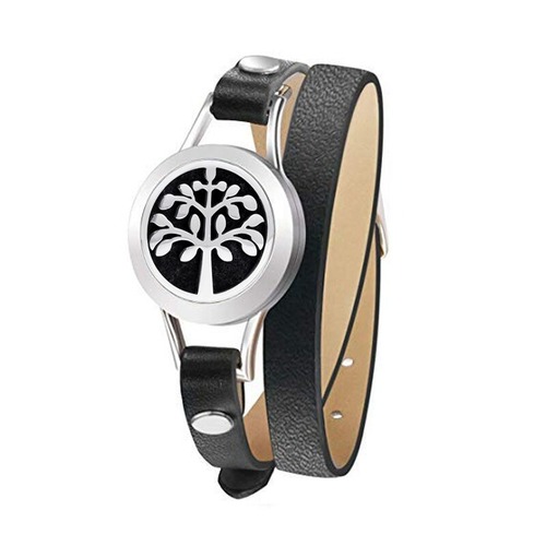 Leather Strap Diffuser Bracelet - Sapling