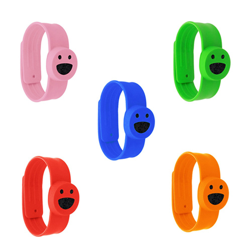 Kids Silicone Diffuser Slap Band Smiley Face