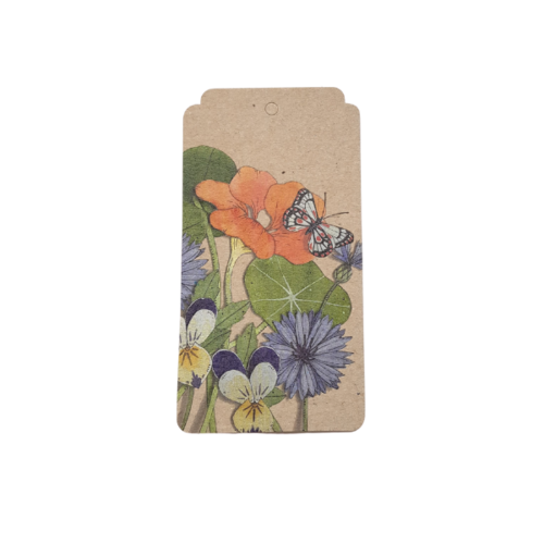 Gift Tag - Culinary Flowers Single