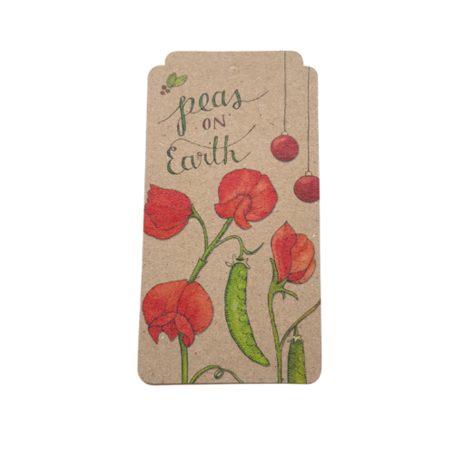 Gift Tag - Peas on Earth Single