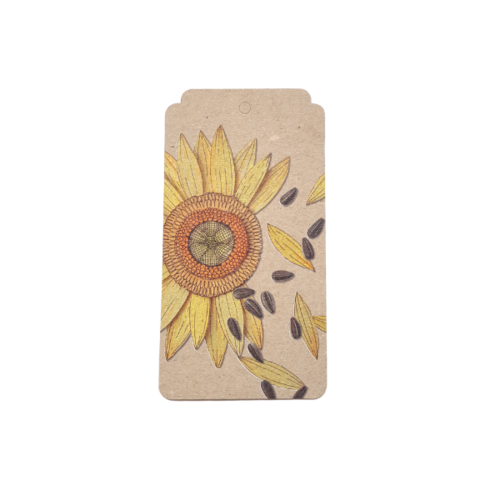 Gift Tag - Sunflower Single