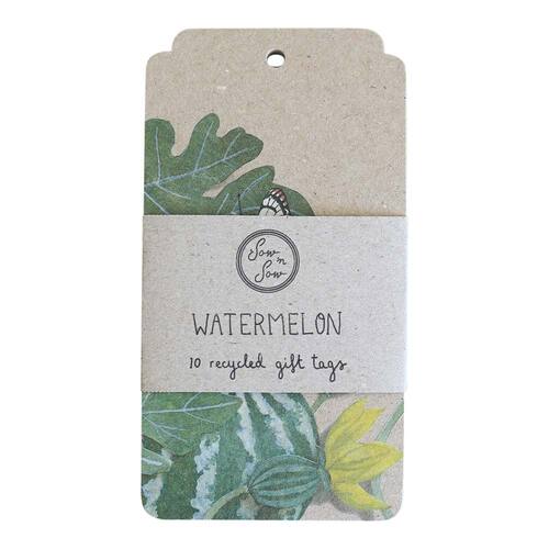 Gift Tag - Watermelon 10 Pack