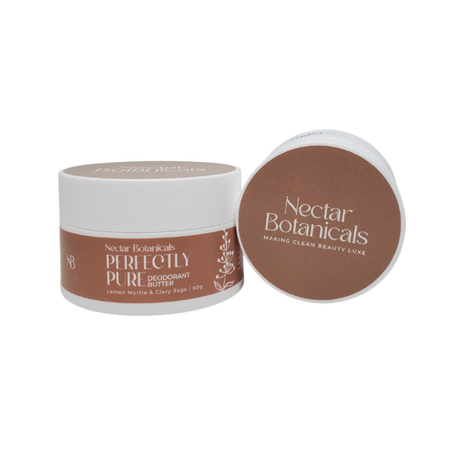 Perfectly Pure Deodorant Butter | BICARB SODA FREE Lemon Myrtle & Clary Sage