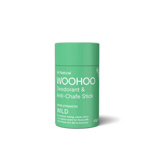 Woohoo Natural Deodorant & Anti-Chafe Stick - Wild