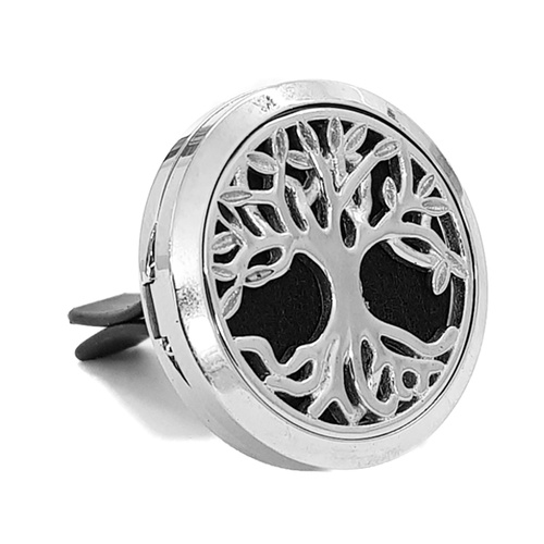 Stainless Steel Car Diffuser Clip - 3D Tree