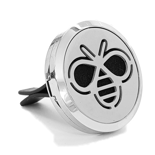 Stainless Steel Car Diffuser Clip - Bumble Bee