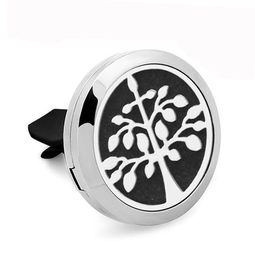 Stainless Steel Car Diffuser Clip - Lucky Tree