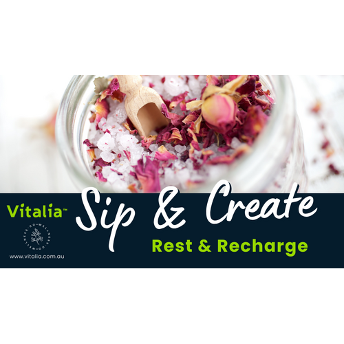 Sip & Create - Rest & Recharge - Thursday 5th of November at 6:30pm