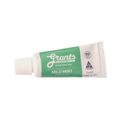 Grants Herbal Mild Mint with Aloe Vera Toothpaste 25g