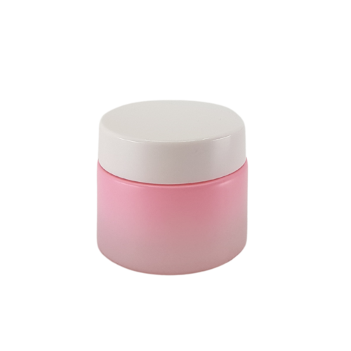 50ml Macaron  Glass Jar - Pink