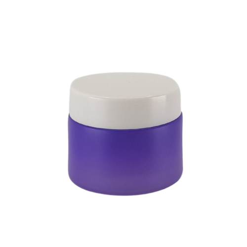 50ml Macaron Glass Jar - Purple