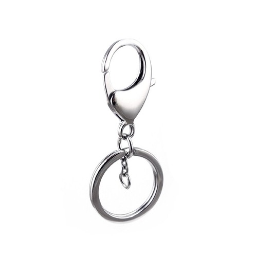 Stainless Steel Keyring with Lobster Clasp