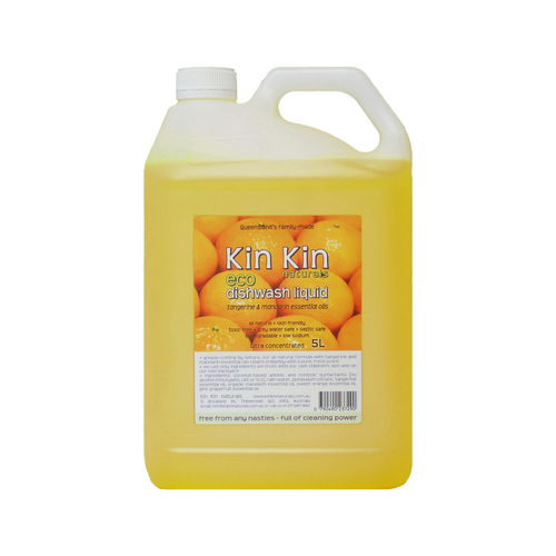 Kin Kin Dishwashing Liquid Tangerine & Mandarin - 5 Litres