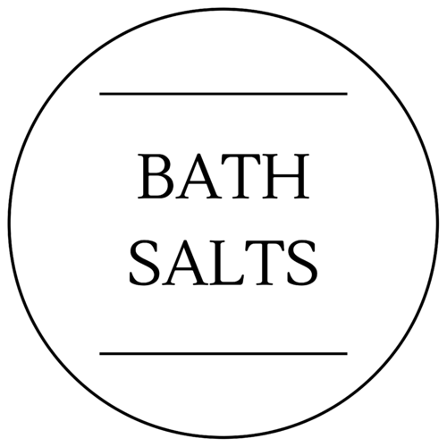 Bath Salts Label 40 x 40mm