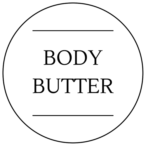 Body Butter Label 60 x 60mm