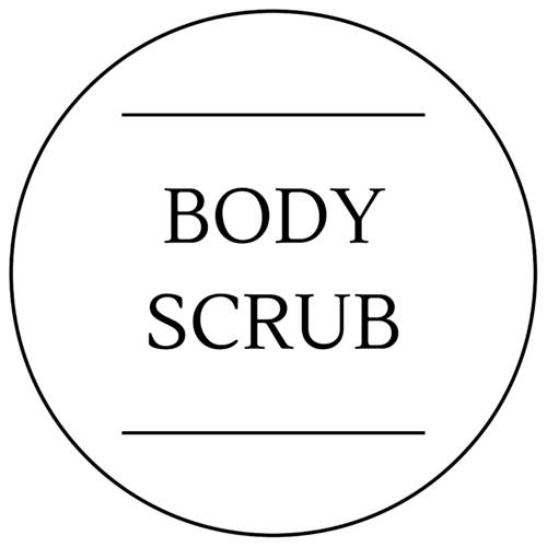 Body Scrub Label 40 x 40mm