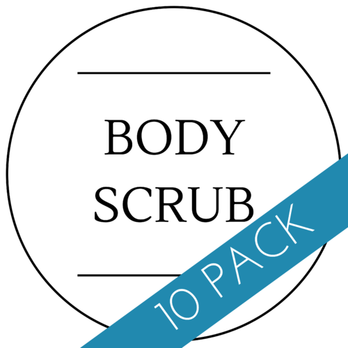 Body Scrub Label 40 x 40mm - 10 Pack