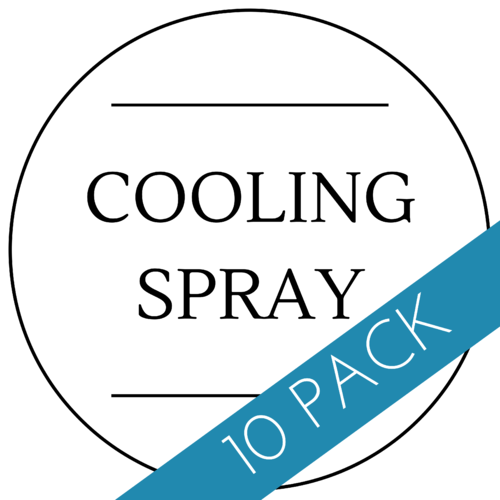 Cooling Spray Label 40 x 40mm - 10 Pack