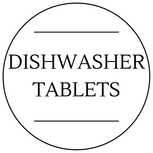 Dishwasher Tablets Label 40 x 40mm