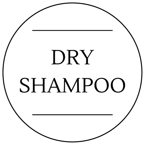 Dry Shampoo Label 40 x 40mm