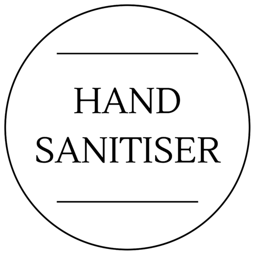 Hand Sanitiser Label 40 x 40mm