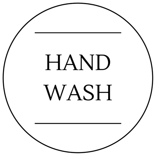 Hand Wash Label 60 x 60mm 