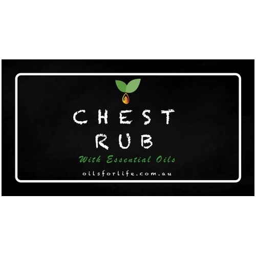 Chest Rub Label -DISCONTINUED