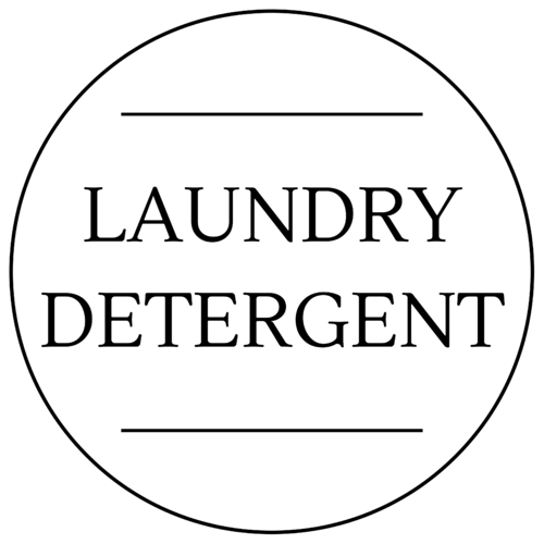 Laundry Detergent Label 60 x 60mm