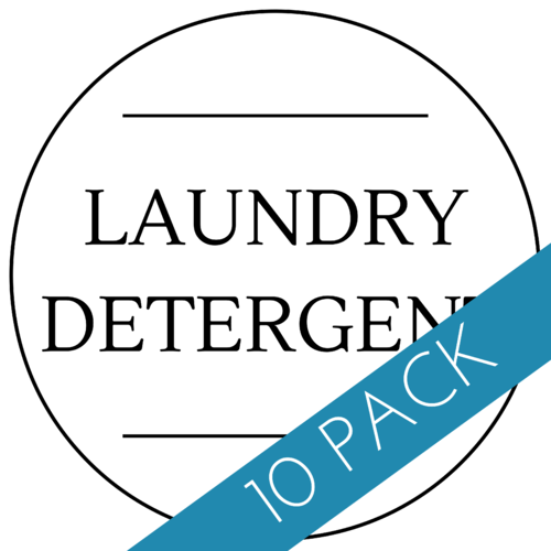 Laundry Detergent Label 60 x 60mm - 10 Pack