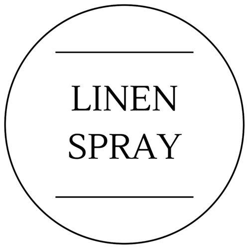 Linen Spray Label 40 x 40mm