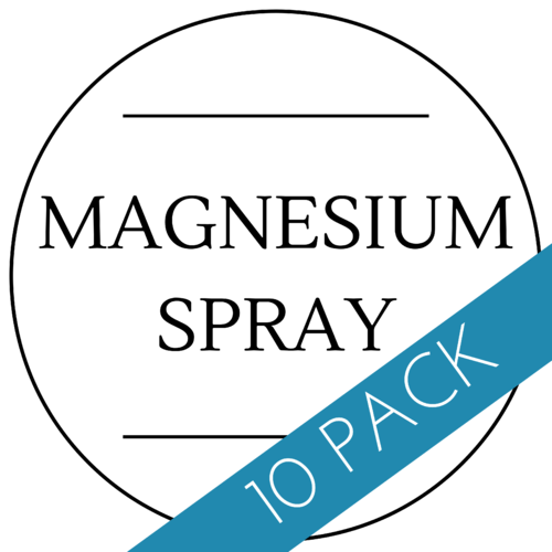Magnesium Spray Label 40 x 40mm - 10 Pack