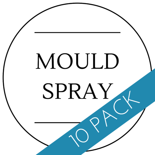 Mould Spray Label 60 x 60mm - 10 Pack