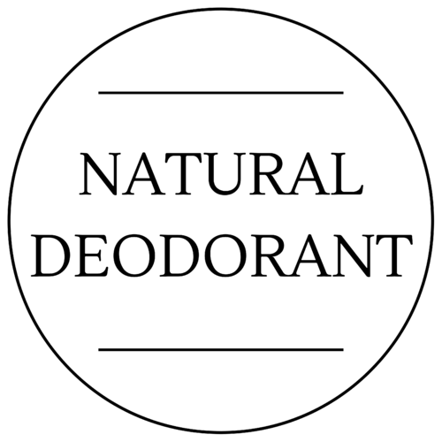 Natural Deodorant Label 40 x 40mm