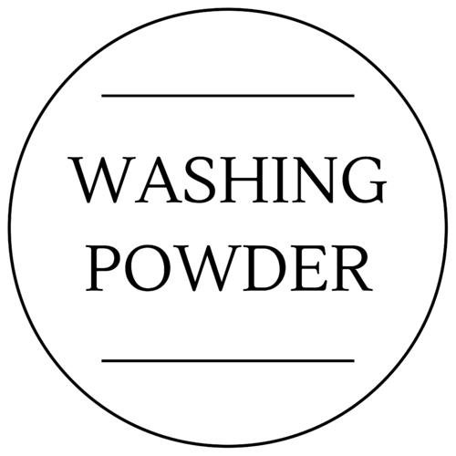 Washing Powder Label 60 x 60mm