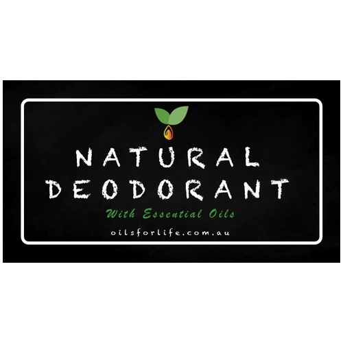 Natural Deodorant Label -DISCONTINUED