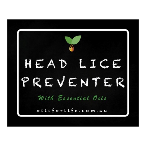 Head Lice Preventer Label -DISCONTINUED