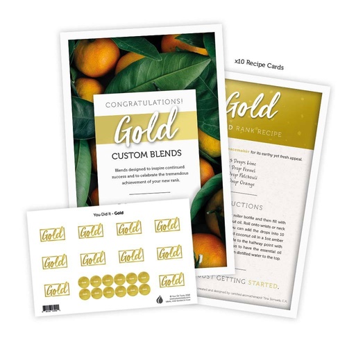 Rank Kit Labels & Recipes - Gold
