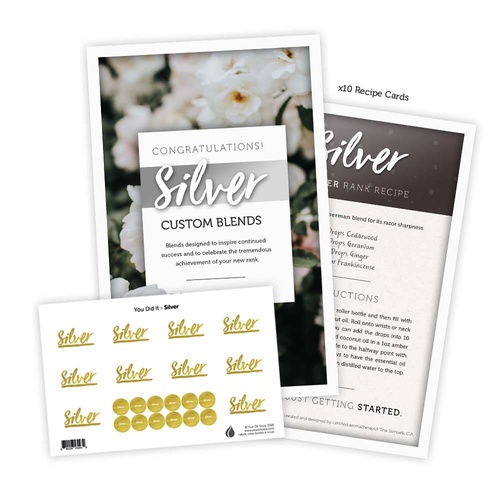 Rank Kit Labels & Recipes - Silver