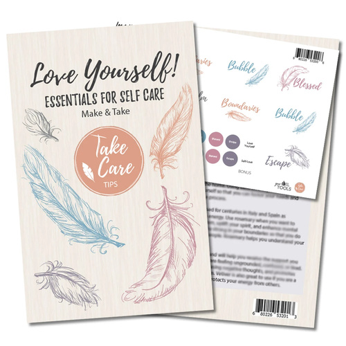 Love Yourself Take Care Tips Labels & Recipe Pack