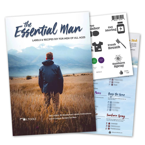Essential Man Labels & Recipe Pack