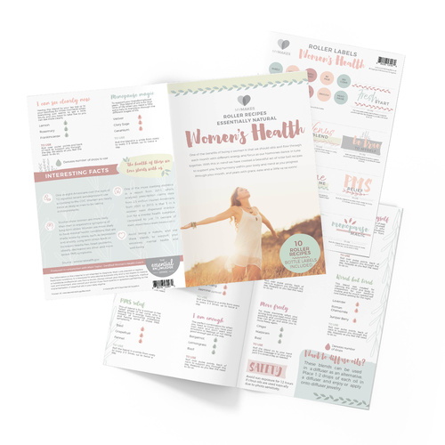 Women’s Health Roller Labels & Recipe Pack